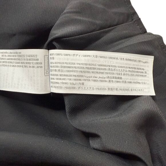 Abercrombie & Fitch Julia Heart Print Valentines Slip Mini Dress Small Black - Picture 7 of 9